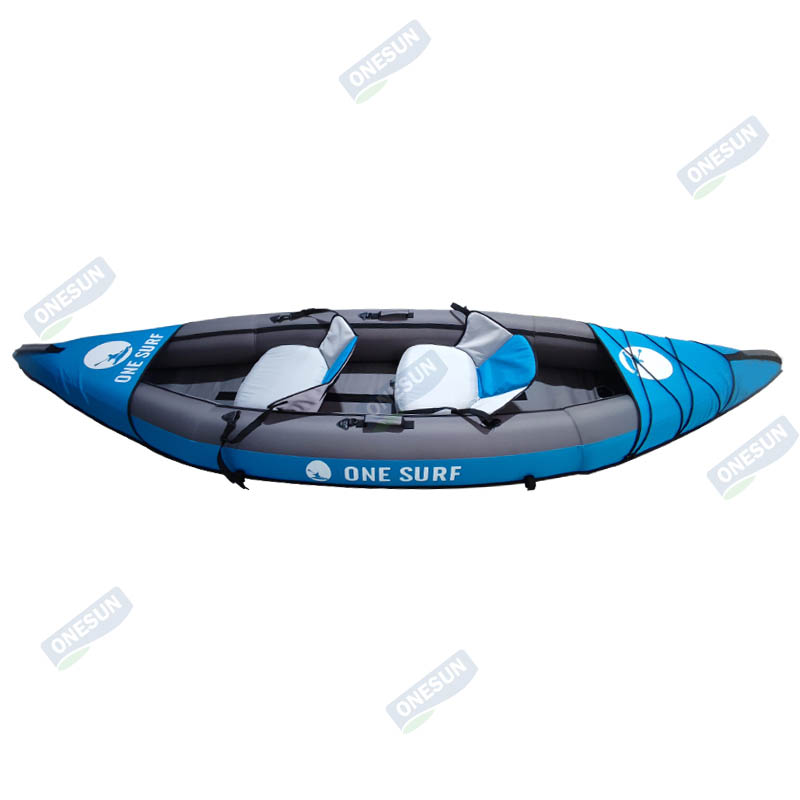Kayak gonflable personnalisé bleu